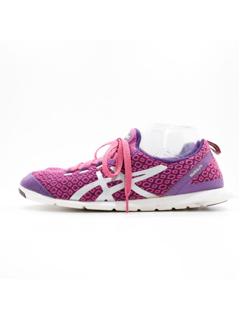 Asics Metrolyte Purple Knit Lightweight Low Top Comfort Sneakers - 10.5